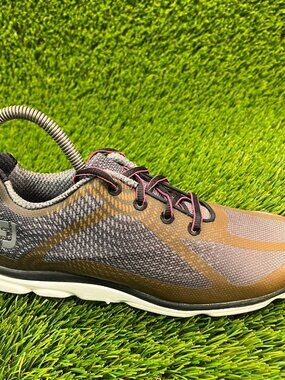 FootJoy EmPower Womens Size 7.5M Gray Brown Athletic Spikeless Golf Cleats Shoes